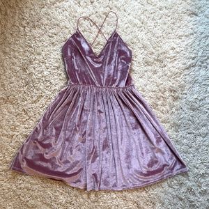 Forever 21 velour dress